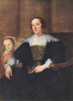 Dyck, Anthony van - The Wife and Daughter of Colyn de Nole